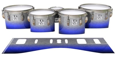 Ludwig Ultimate Series Tenor Drum Slips - Meteorite Fade (Blue)