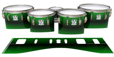 Ludwig Ultimate Series Tenor Drum Slips - Molecular Green Fade (Green)