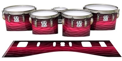 Ludwig Ultimate Series Tenor Drum Slips - Molten Pink (Pink)