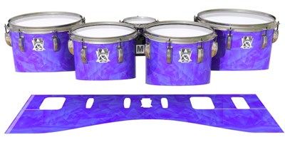 Ludwig Ultimate Series Tenor Drum Slips - Purple Cosmic Glass (Purple)