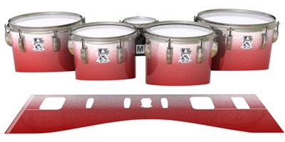 Ludwig Ultimate Series Tenor Drum Slips - Red Blizzard (Red)