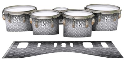 Ludwig Ultimate Series Tenor Drum Slips - Silver Metal Plating (Themed)
