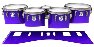 Ludwig Ultimate Series Tenor Drum Slips - Smokey Purple Grain (Purple)