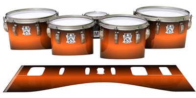Ludwig Ultimate Series Tenor Drum Slips - Solar Flare (Orange)