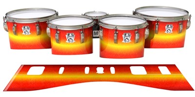 Ludwig Ultimate Series Tenor Drum Slips - Sunfire (Orange) (Yellow)