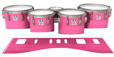 Ludwig Ultimate Series Tenor Drum Slips - Sunset Stain (Pink)