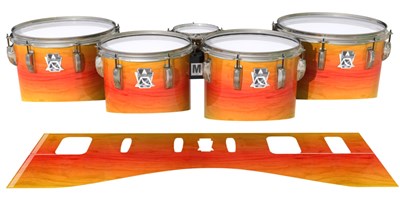 Ludwig Ultimate Series Tenor Drum Slips - Sunshine Stain (Orange) (Yellow)