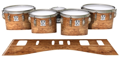 Ludwig Ultimate Series Tenor Drum Slips - Thuya Burl (Neutral)