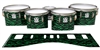 Ludwig Ultimate Series Tenor Drum Slips - Wave Brush Strokes Green and Black (Green)