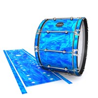 Mapex Quantum Bass Drum Slip - Blue Cosmic Glass (Blue)