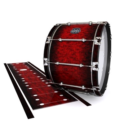 Mapex Quantum Bass Drum Slip - Burning Embers (red)