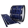 Mapex Quantum Bass Drum Slip - Chaos Brush Strokes Navy Blue and Black (Blue)