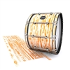 Mapex Quantum Bass Drum Slip - Chaos Brush Strokes Orange and White (Orange)