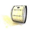 Mapex Quantum Bass Drum Slip - Chaos Brush Strokes Yellow and White (Yellow)
