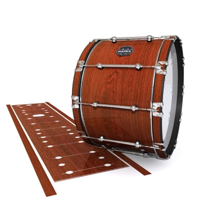 Mapex Quantum Bass Drum Slip - French Mahogany (Neutral)