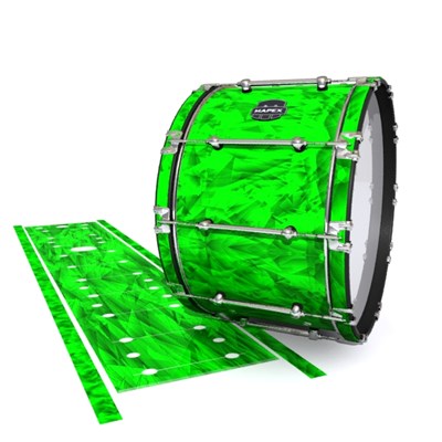 Mapex Quantum Bass Drum Slip - Green Cosmic Glass (Green)