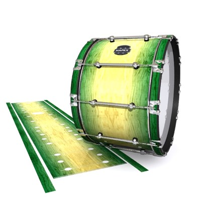 Mapex Quantum Bass Drum Slip - Jungle Stain Fade (Green)