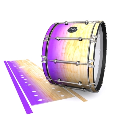 Mapex Quantum Bass Drum Slip - Maple Woodgrain Purple Fade (Purple)