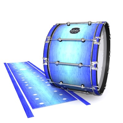 Mapex Quantum Bass Drum Slip - Marine Maple Fade (Blue)