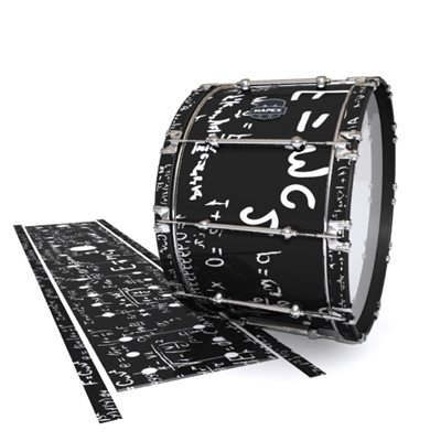 Mapex Quantum Bass Drum Slip - Mathmatical Equations on Black (Themed)