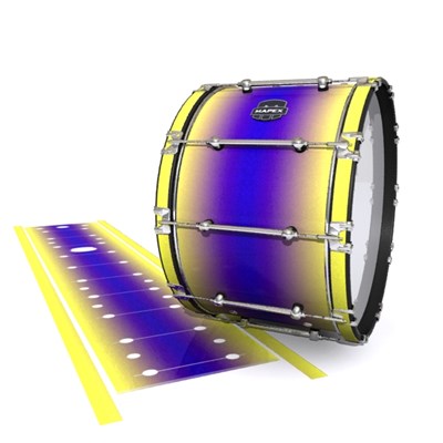 Mapex Quantum Bass Drum Slip - Mystic Horizon (Purple) (Yellow)
