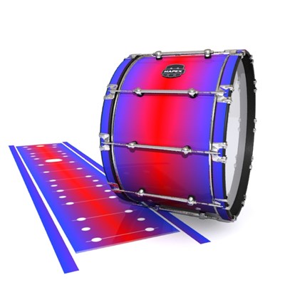 Mapex Quantum Bass Drum Slip - Orion Fade (Blue) (Red)