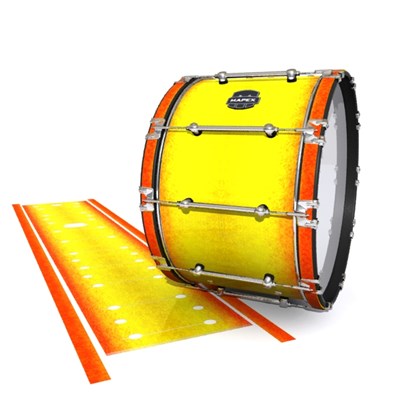 Mapex Quantum Bass Drum Slip - Phoenix Fire (Yellow) (Orange)