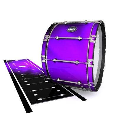 Mapex Quantum Bass Drum Slip - Purple Light Rays (Themed)