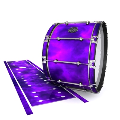 Mapex Quantum Bass Drum Slip - Purple Smokey Clouds (Themed)