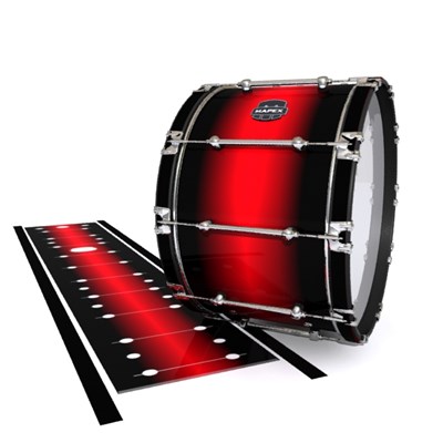 Mapex Quantum Bass Drum Slip - Red Line Red (Red)