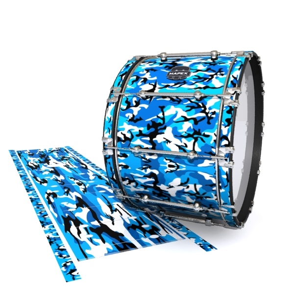 Mapex Quantum Bass Drum Slip - Sky Blue Traditional Camouflage (Blue)