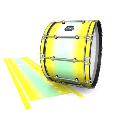 Mapex Quantum Bass Drum Slip - Springtime Fade (Yellow) (Aqua)