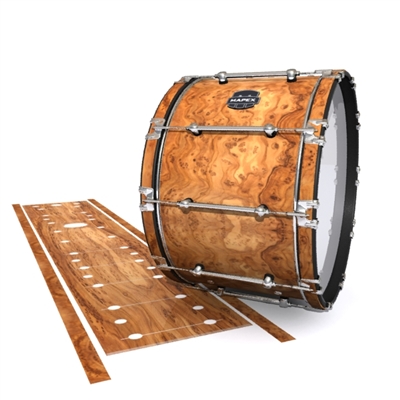 Mapex Quantum Bass Drum Slip - Thuya Burl (Neutral)