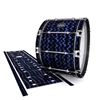 Mapex Quantum Bass Drum Slip - Wave Brush Strokes Navy Blue and Black (Blue)