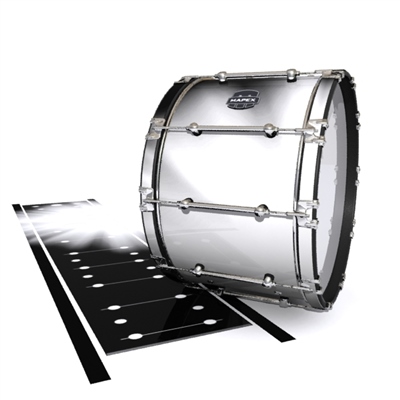 Mapex Quantum Bass Drum Slip - White Light Rays (Themed)