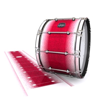 Mapex Quantum Bass Drum Slip - Wicked White Ruby (Red) (Pink)