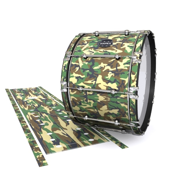 Mapex Quantum Bass Drum Slip - Woodland Traditional Camouflage (Neutral)