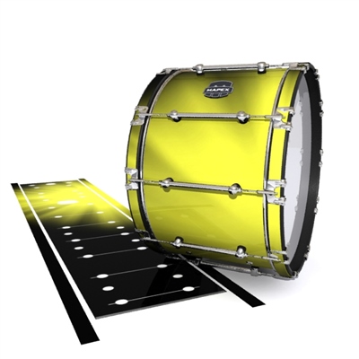 Mapex Quantum Bass Drum Slip - Yellow Light Rays (Themed)