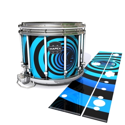 Mapex Quantum Snare Drum Slip - Blue Vortex Illusion (Themed)