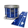 Mapex Quantum Snare Drum Slip - Chaos Brush Strokes Blue and Black (Blue)