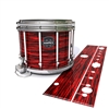 Mapex Quantum Snare Drum Slip - Chaos Brush Strokes Red and Black (Red)