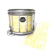 Mapex Quantum Snare Drum Slip - Chaos Brush Strokes Yellow and White (Yellow)