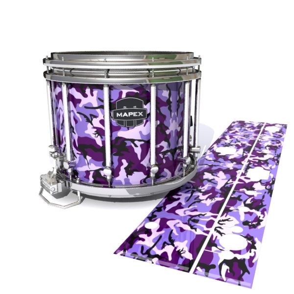 Mapex Quantum Snare Drum Slip - Coastline Dusk Traditional Camouflage (Purple)