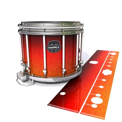 Mapex Quantum Snare Drum Slip - Coral Sunset (Orange)