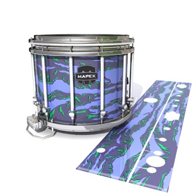 Mapex Quantum Snare Drum Slip - Electric Tiger Camouflage (Purple)