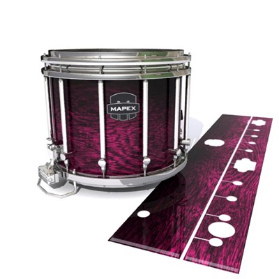 Mapex Quantum Snare Drum Slip - Festive Pink Rosewood (Pink)