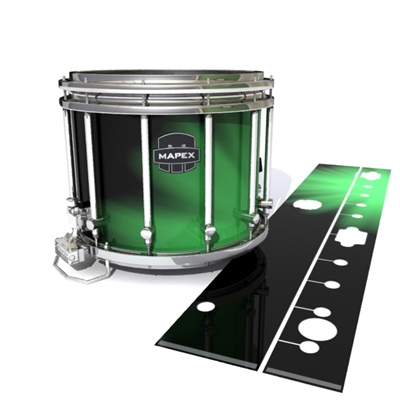 Mapex Quantum Snare Drum Slip - Green Light Rays (Themed)