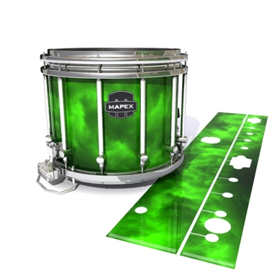 Mapex Quantum Snare Drum Slip - Green Smokey Clouds (Themed)