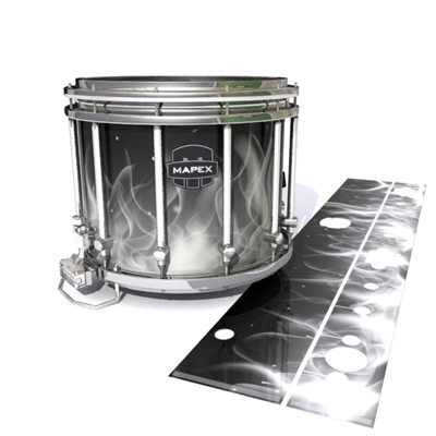 Mapex Quantum Snare Drum Slip - Grey Flames (Themed)