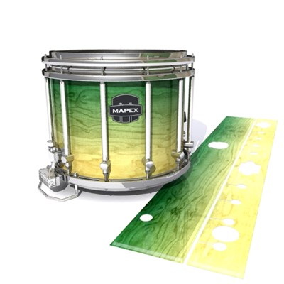 Mapex Quantum Snare Drum Slip - Jungle Stain Fade (Green)